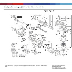 Ricambi Bosch per Smerigliatrice Angolare GWS 13-125