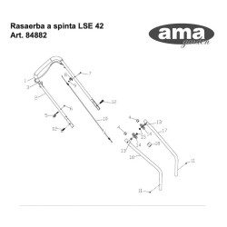 Ama Spare Parts for Push Lawnmower LSE42