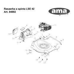 Ama Spare Parts for Push Lawnmower LSE42