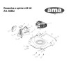 Ama Spare Parts for Push Lawnmower LSE42