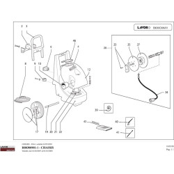 Lavor Original Parts for Pressure Cleaner EAGLE 24 - 8.030.0901