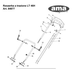Ricambi Ama per Rasaerba a Trazione LT 46H TEKNICO