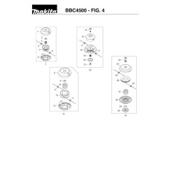 Ricambi Makita per Decespugliatore BBC4500