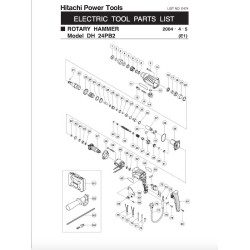 Hitachi Spare Parts for Rotary Hammer DH24PB2