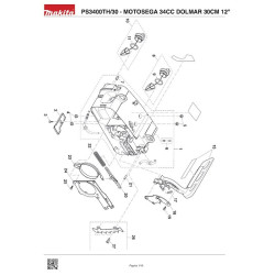 Dolmar Spare Parts for Petrol Chainsaw PS3400TH/30