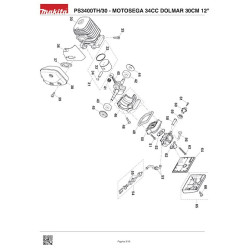 Dolmar Spare Parts for Petrol Chainsaw PS3400TH/30