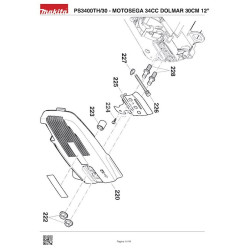 Dolmar Spare Parts for Petrol Chainsaw PS3400TH/30