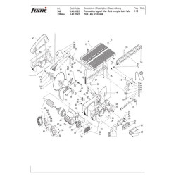 Ricambi Femi per Troncatrice per Legno 746 - 8430022