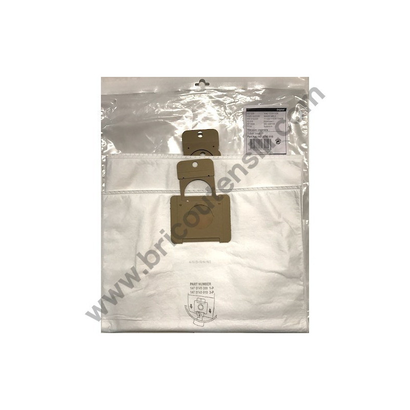 3 Sacchetti Usa e Getta per Aspiratori  Rurmec 35/1100