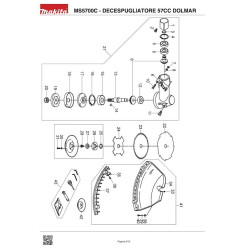 Dolmar Spare Parts for Brusch Cutter MS5700C