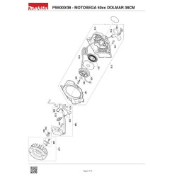 Dolmar Spare Parts for Chainsaw PS5000/38