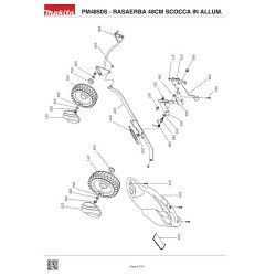 Ricambi Makita per Rasaerba PM4850S