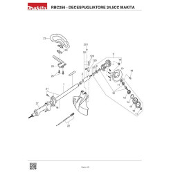 Makita Spare Parts for Bruschcutter RBC256