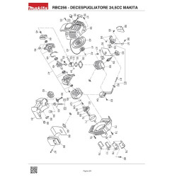 Makita Spare Parts for Bruschcutter RBC256