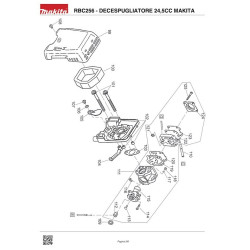 Makita Spare Parts for Bruschcutter RBC256