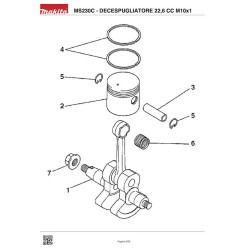 Dolmar Spare Parts for Brushcutter MS230C