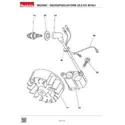 Ricambi Dolmar per Decespugliatore MS230C