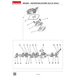 Ricambi Dolmar per Decespugliatore MS230C