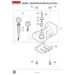Ricambi Dolmar per Decespugliatore MS230C