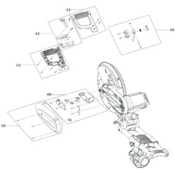 Metabo Spare Parts for Mitre Saw KGS 305 - 0103050000 11