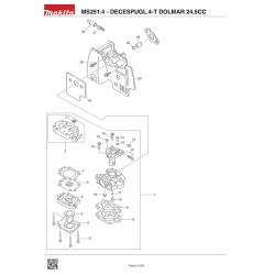 Dolmar Spare Parts for Brushcutter 4-T MS251.4