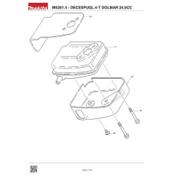 Dolmar Spare Parts for Brushcutter 4-T MS251.4