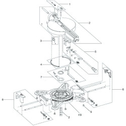 Metabo Spare Parts for Mitre Saw KGS 305 - 0103050000 10