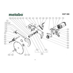Metabo Spare Parts for Mitre Saw KGT 300