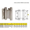 Hinge Spring Double Action  Bronzed "Bommer"