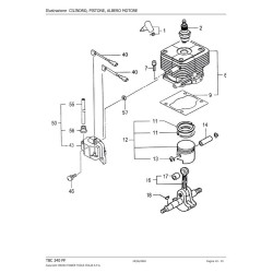 Tanaka Spare Parts for Engine Brush Cutter TBC 340 PF