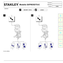 Ricambi Stanley per Idropulitrice SXPW25DTS-E