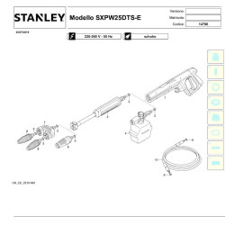 Stanley Spare Parts for Pressure Washer SXPW25DTS-E
