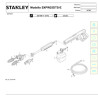 Stanley Spare Parts for Pressure Washer SXPW25DTS-E
