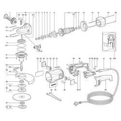Metabo Spare Parts for Angle Grinder W 21-230