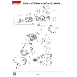 Ricambi Makita per Decespugliatore 30,5CC RBC321
