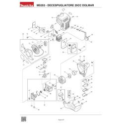 Ricambi Dolmar per Decespugliatore 25CC MS253