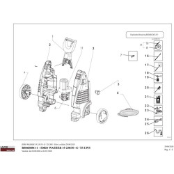 Lavor Original Parts for Pressure Cleaner Washer 19 80680001-1