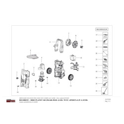 Ricambi Originali Lavor per Idropulitrice PLANET 160 - 81100015C