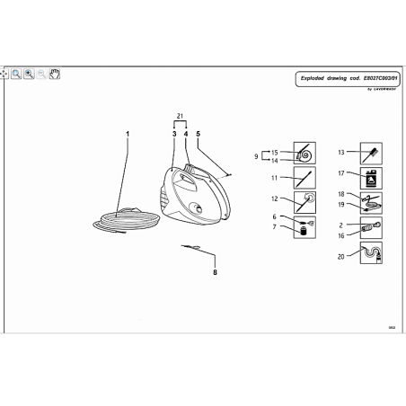 Lavor Original Parts for Cleaner ED 230/50 - 80270701-1