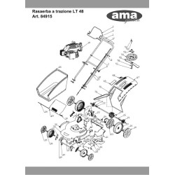 Ama Spare Parts for Self-Propelled Lawnmower LT 48