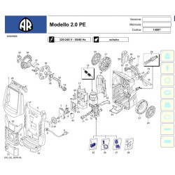 Annovi & Reverberi Parts for Pressure Washer 2.0 PE