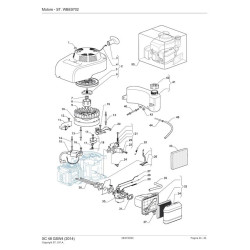 Castelgarden Spare Parts for Engine Lawnmower XC 48 GSW4