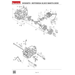 Ricambi Makita per Motosega DCS330TH