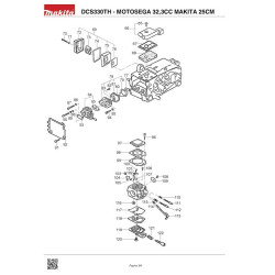 Makita Spare Parts for Chainsaw DCS330TH
