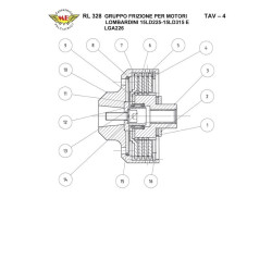 Ricambi Meccanica Benassi per Motozappatrice RL 328 Special