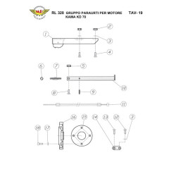 Ricambi Meccanica Benassi per Motozappatrice RL 328 Special