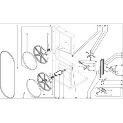 Metabo Spare Parts for Band Saw BAS 250 0090025007 10
