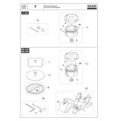 Dolmar Spare Parts for Grass Trimmer MS-220