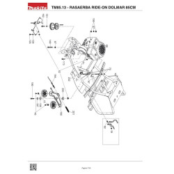 Dolmar Spare Parts for Lawn Tractor TM85.13
