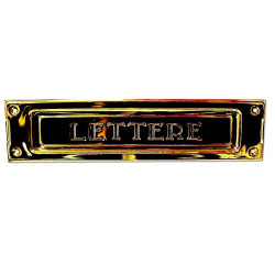 Bronzed Letters hole